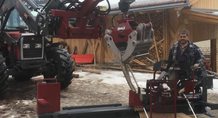 Bgu Übergabe Holzspalter seeber paul